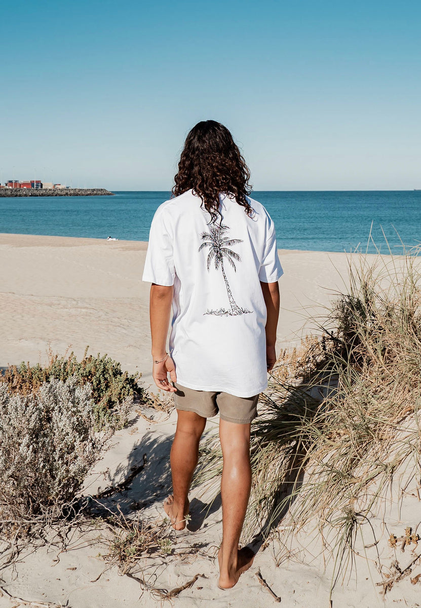 Ocean Inspired Coconut Tree Surf Hoodie For Men And Women