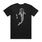 Whale Shark - Black Staple Tee (original cut)