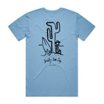 Salty Sea Dog #4 - Carolina Blue - Tee - Staple Cut