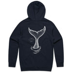 Whale Tail - Dark navy - Hoody - Staple cut