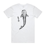 Whale Shark - White Staple Tee (original cut)